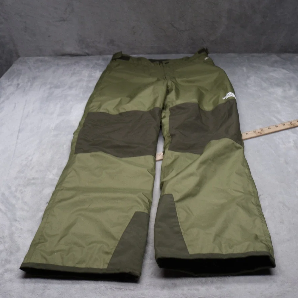North Face Snow Pants Boys XL 18/20 Green‎ Freedom Insulated Winter Ski 33x30